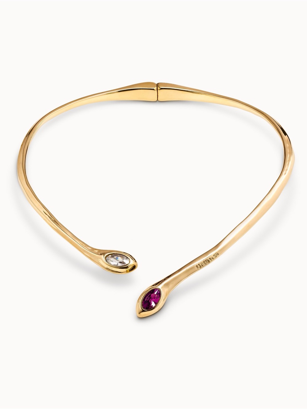 UNO de 50 Gold Open Collar Necklace